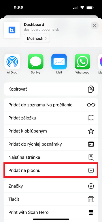 iPhone - add to desktop