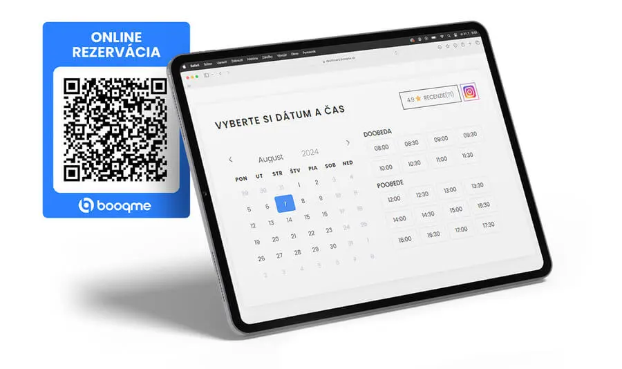 Rezervácie pomocou QR kódu